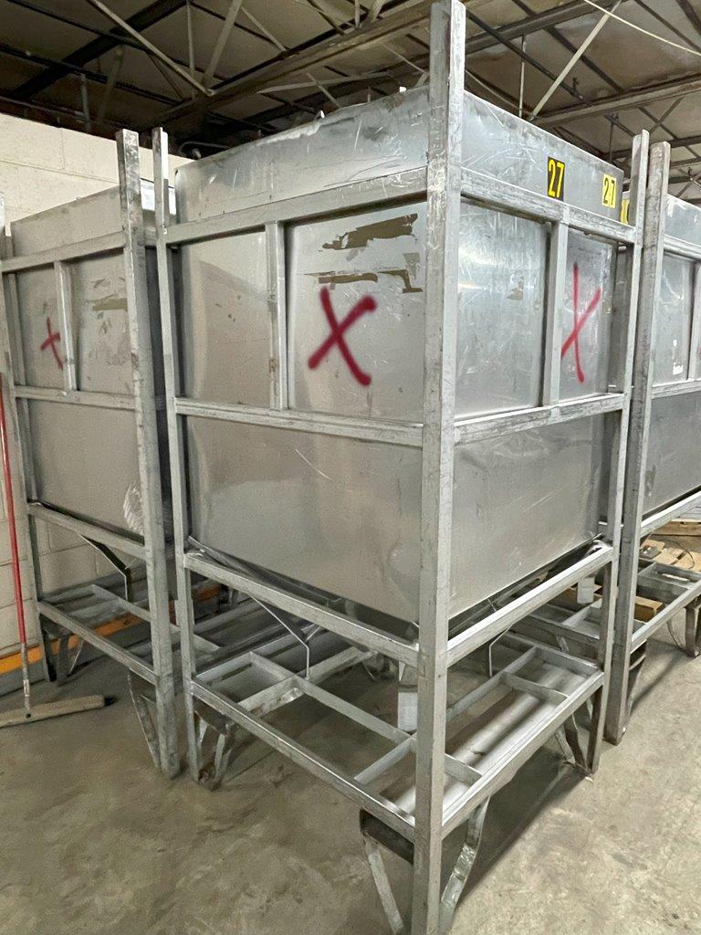 Stainless steel totes